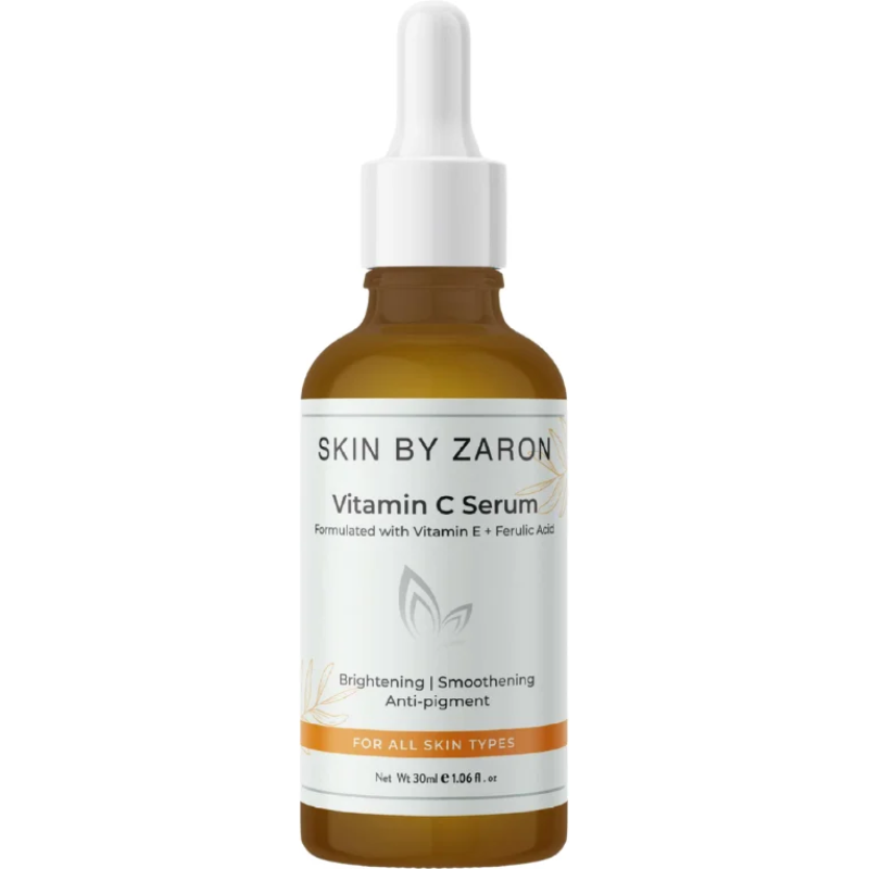 Skin By Zaron Vitamin C Serum: Brightening & Anti-Pigment Formula with Vitamin E & Ferulic Acid1