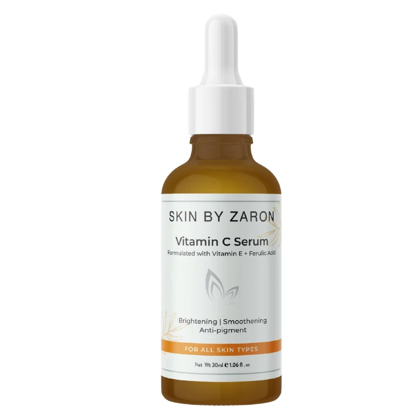 Skin By Zaron Vitamin C Serum: Brightening & Anti-Pigment Formula with Vitamin E & Ferulic Acid1