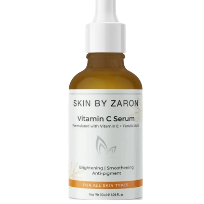 Skin By Zaron Vitamin C Serum: Brightening & Anti-Pigment Formula with Vitamin E & Ferulic Acid2