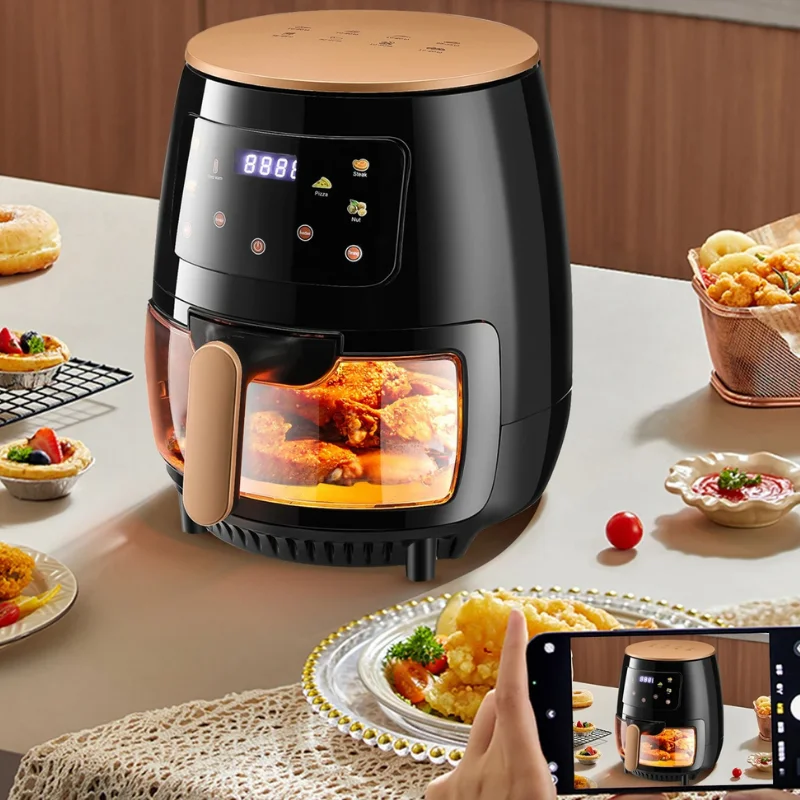 Air Fryer Oven - 360° Hot Air Circulation & Healthy Frying