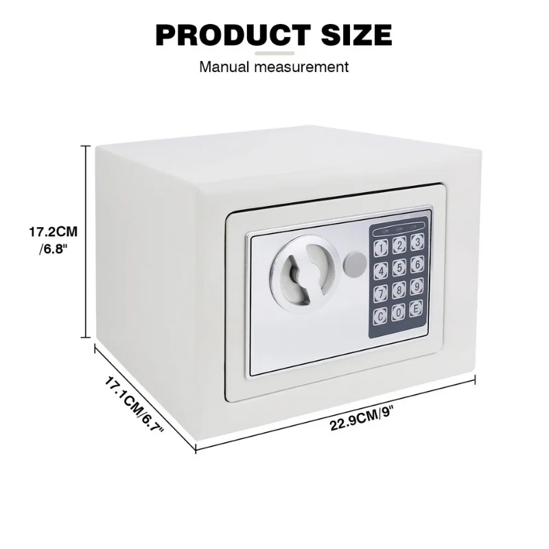 Compact Digital Safe Box - Secure Storage for Valuables1