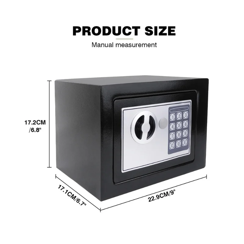 Compact Digital Safe Box - Secure Storage for Valuables2