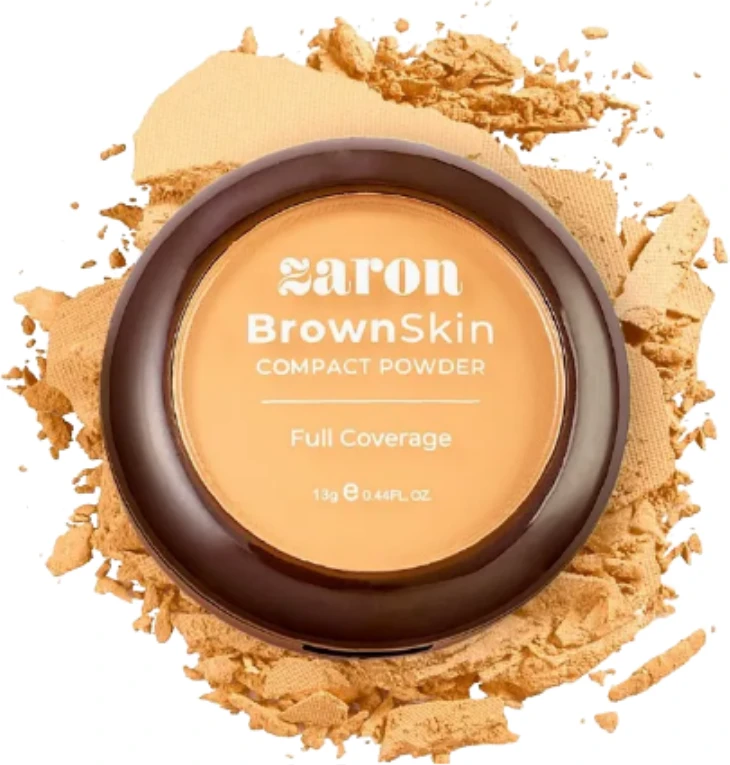 Zaron BrownSkin Full Coverage Compact Powder1