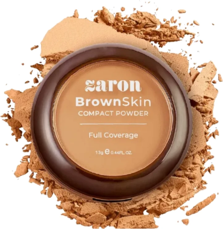 Zaron BrownSkin Full Coverage Compact Powder2