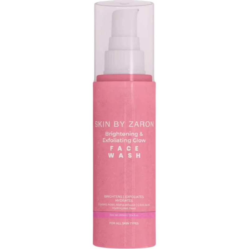 Zaron Brightening & Exfoliating Glow Face Wash: AHA-Powered Cleanser
