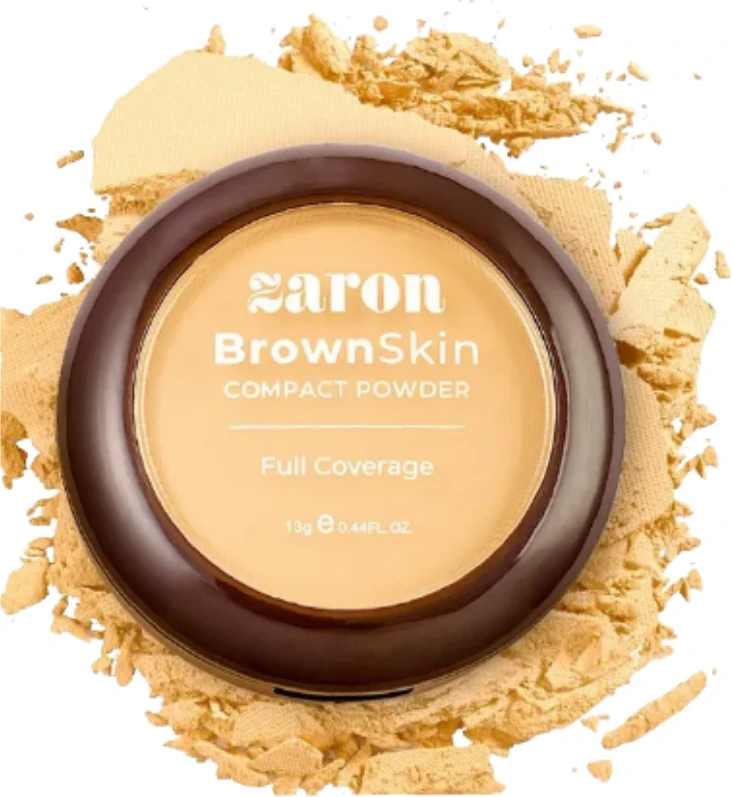 Zaron BrownSkin Full Coverage Compact Powder5