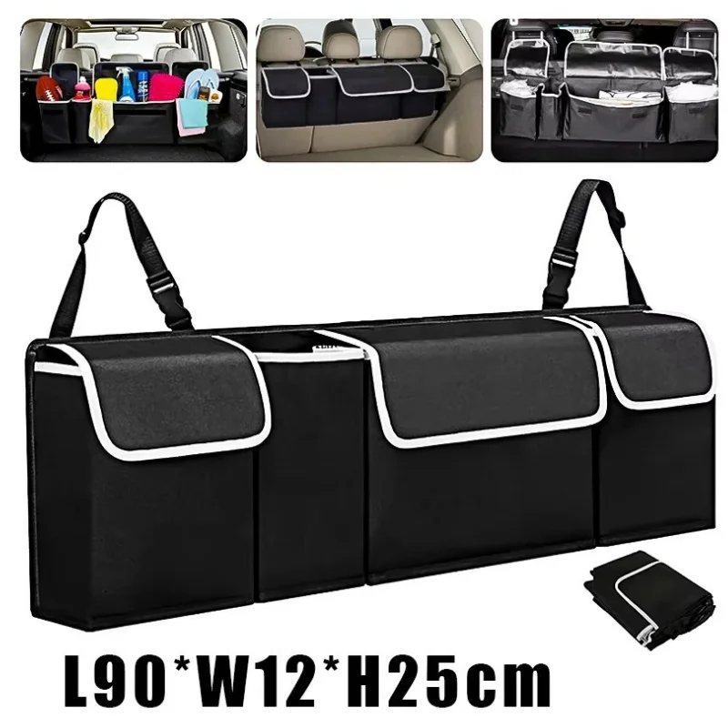 Car Trunk Organizer - Hanging Multi-Pocket Backseat Storage4