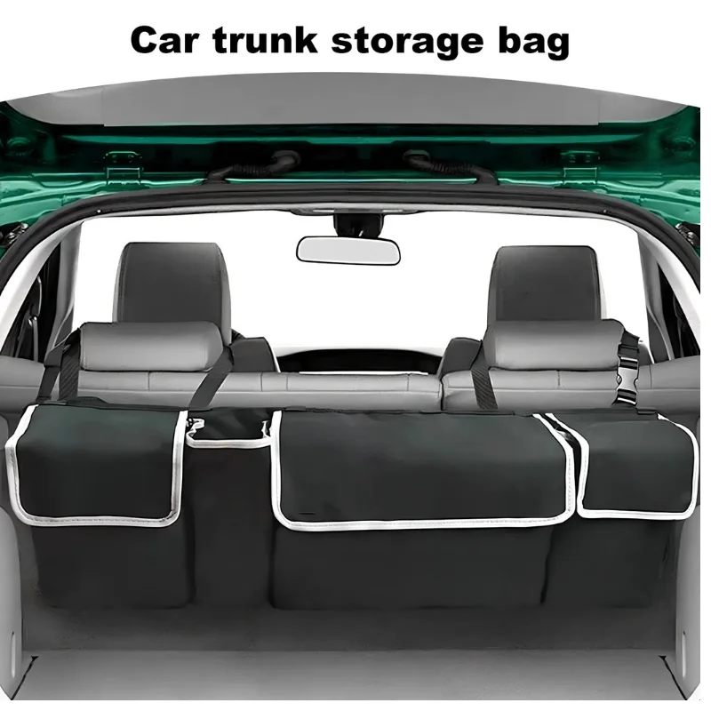 Car Trunk Organizer - Hanging Multi-Pocket Backseat Storage6