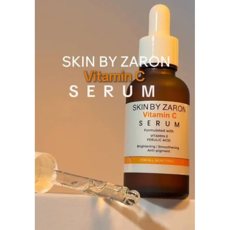 By Zaron Vitamin C Serum: Brightening & Anti-Pigment Formula with Vitamin E & Ferulic Acid