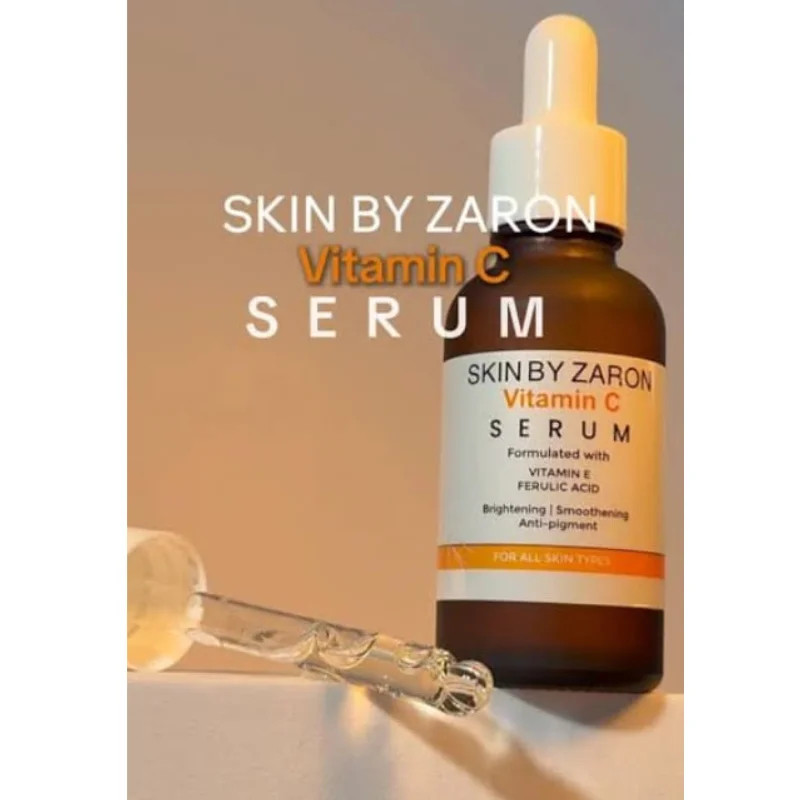 By Zaron Vitamin C Serum: Brightening & Anti-Pigment Formula with Vitamin E & Ferulic Acid