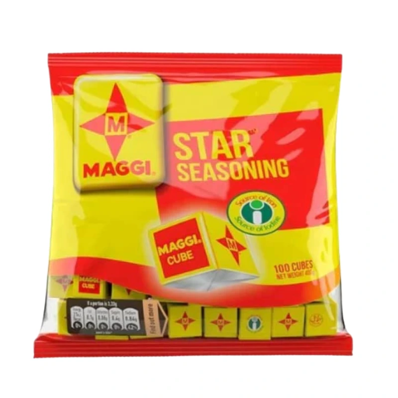 MAGGI Star Seasoning Cubes (1 Pack) - Enriched with Iron & Iodine for Rich Umami Flavor