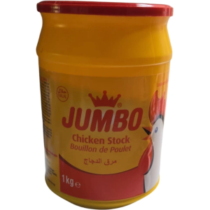 JUMBO Chicken Stock Powder - 1kg Bulk Tub for Rich, Savory Chicken Flavor and Bouillon