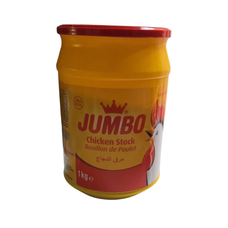 JUMBO Chicken Stock Powder - 1kg Bulk Tub for Rich, Savory Chicken Flavor and Bouillon