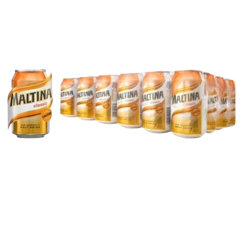MALTINA Non-Alcoholic Malt Drink - Case of 24 Cans (33cl/330ml) for Refreshment 1