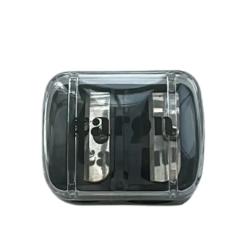 Zaron Dual-Hole Pencil Sharpener with Shavings Catcher1