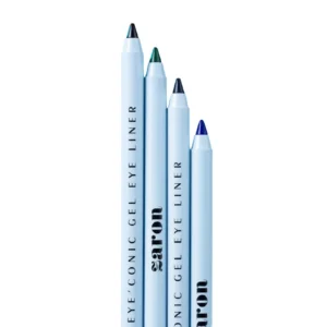 ZARON Eye'conic Gel Eyeliner Pencil Set - Waterproof, Vibrant Pigment, Long-Wear Kohl Liner