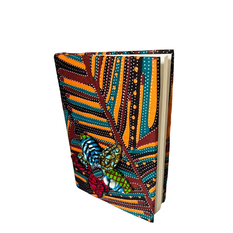 Artisan Fabric Covered Journal - African Print Notebook