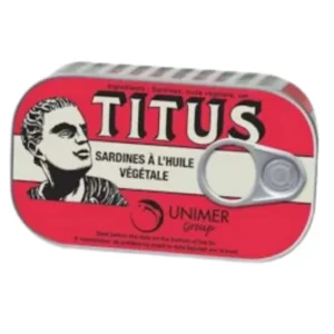 Titus Sardines in Vegetable Oil – Premium Canned Sardines