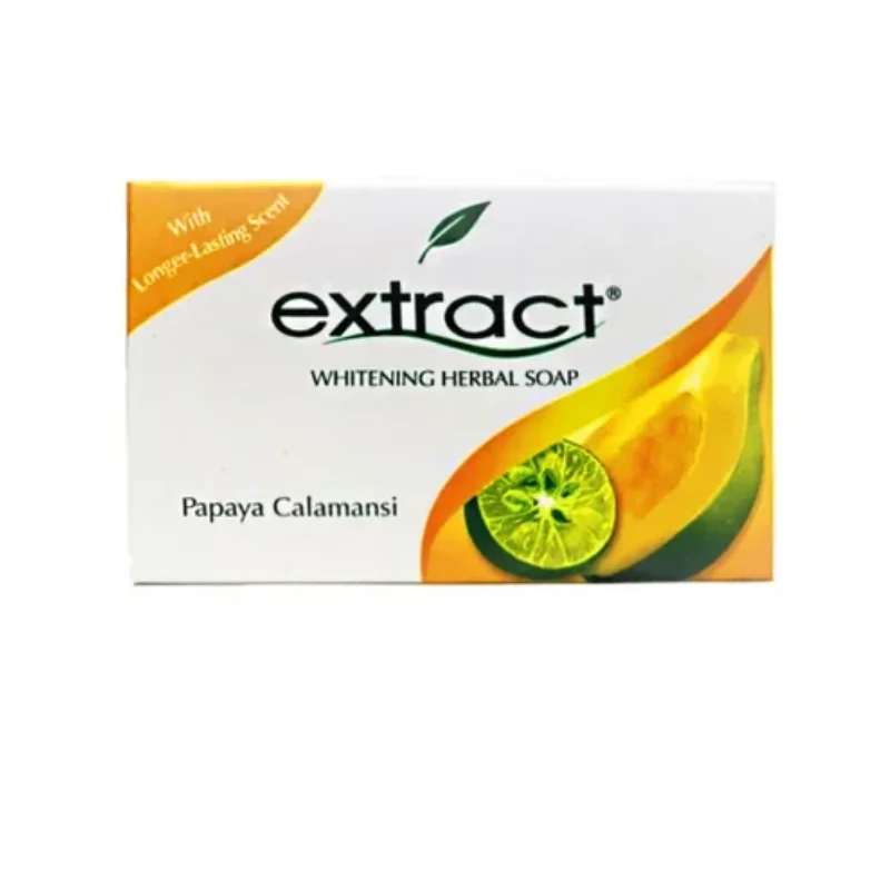 Extract Whitening Herbal Soap (Papaya Calamansi)