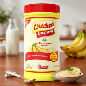 Checkers Banana Custard Powder – Premium Silky & Smooth (Pack of 2)