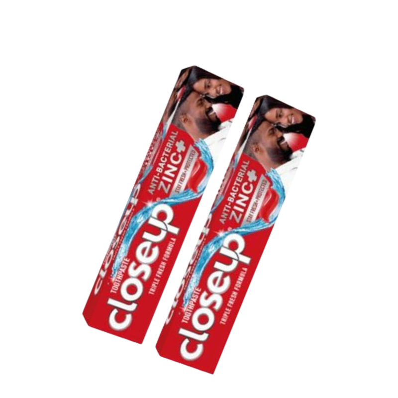 Closeup Red Hot Triple Fresh Toothpaste – 2 Pieces (12 Hours of Fresh Breath) - Image 2