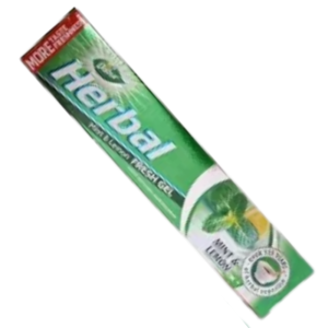 Dabur Herbal Mint & Lemon Fresh Gel Toothpaste – Natural Oral Care for Fresh Breath