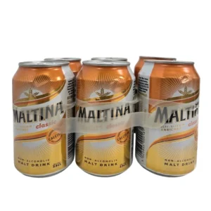 Maltina Classic Non-Alcoholic Malt Drink – Refreshing Multi-Vitamin Enriched Energy (6-Pack Cans)