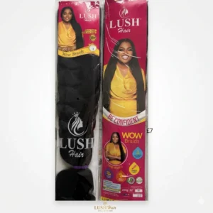 Lush Hair WOW Braids – Premium 82" Lightweight Braiding Hair (230g)