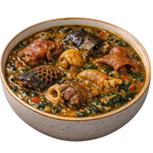 Ogono Soup - Authentic Nigerian Draw Soup with Assorted Meats