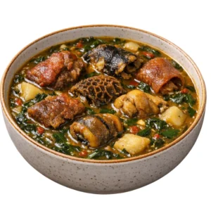 Authentic Oha Soup (Ofe Oha) – Traditional Nigerian Delicacy with Assorted Meats