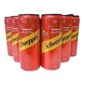 Gemini said Schweppes Chapman Non-Alcoholic Carbonated Soft Drink – 33cl (Pack of 12)