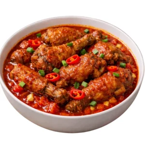 Nigerian Turkey Stew – Fried Golden Turkey in Rich Tomato & Pepper Sauce