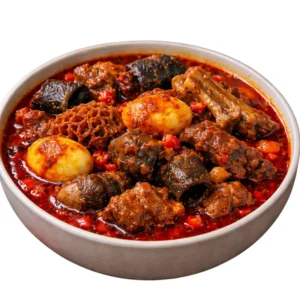Luxury Nigerian Assorted Stew – With Variety Meats & Boiled Eggs - 2Liters