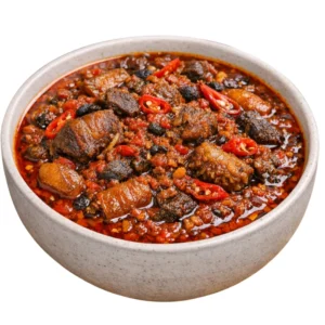 Gemini said Authentic Ata Din Din – Premium Nigerian Fried Pepper Sauce with Assorted Meats