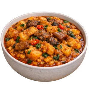 Savory Plantain Porridge – Authentic Nigerian Ubam with Assorted Meats & Greens