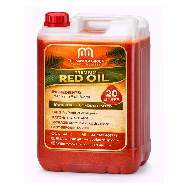 Mavola Premium Red Palm Oil – 100% Pure & Unadulterated Nigerian Palm Oil - 20 Liter - Image 2