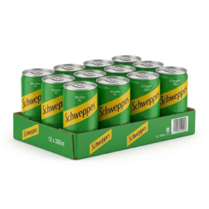 Schweppes Mojito Canned Sparkling Drink - 33cl (Pack of 12)