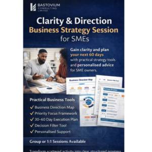 Clarity & Direction Business Strategy Session for SMEs | Business Direction Map, 60-Day Execution Plan & Decision Framework