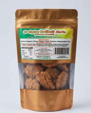 G-Spicy Kulikuli Alata (Spicy Peanut Cookies) – 100g Pouch | Authentic Nigerian Snack
