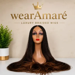 buy 28 inch ombre braided wig UK