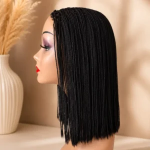 buy braided bone straight bob wig UK