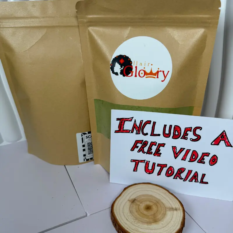 Natural Henna & Indigo Hair Dye Powder - Image 3