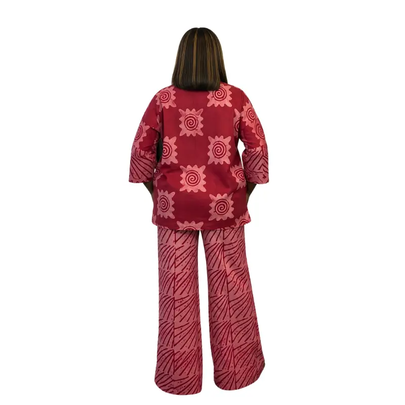 Adeola Adire Brocade Two Piece Set