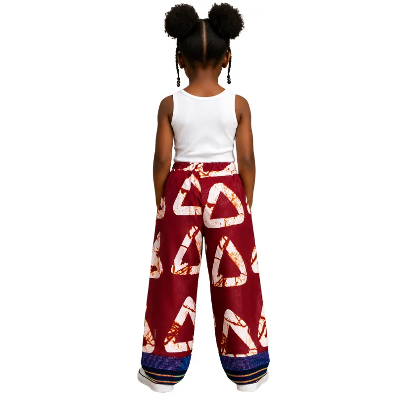 Kids Ankara Trousers - One Size - Image 2