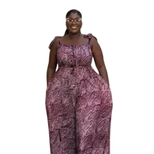 Adire Wide-Leg Jumpsuit