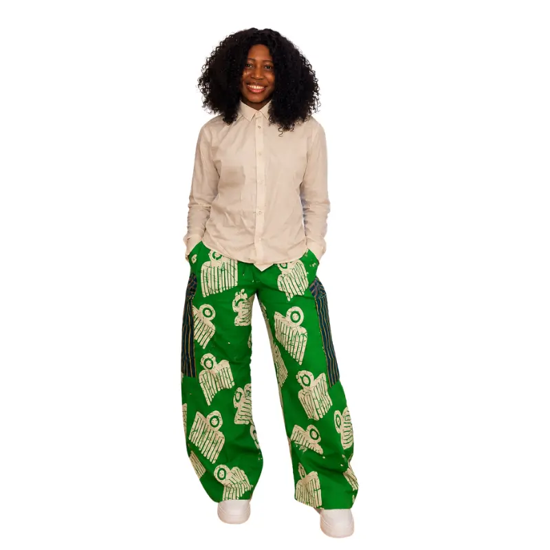 African Tribal Ankara Cargo Pants - Image 5