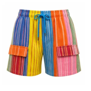 Asooke stripe shorts