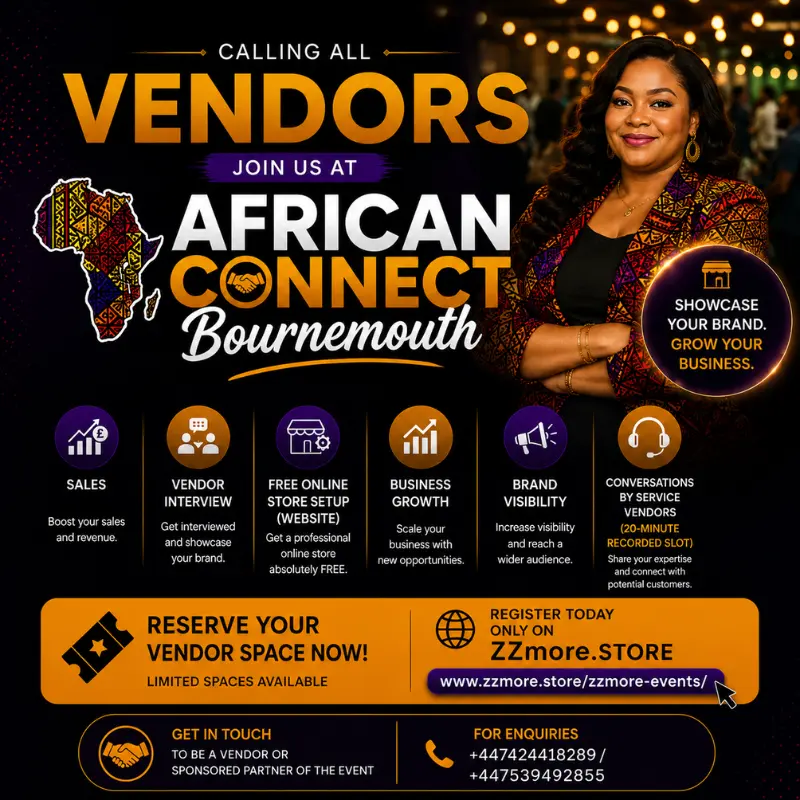 African Connect Bournemouth Vendor Ticket