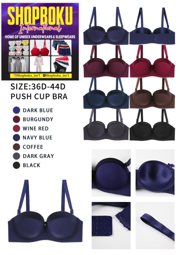 Padded Half-Cup Push-Up Bra (2-Piece Set)