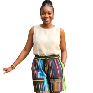 Aso-Oke Shorts for Women